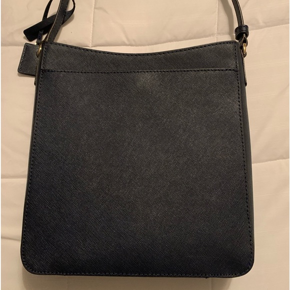 MICHAEL KORS INDIGO BLUE SAFFIANO LEATHER SHOULDER BAG - Picture 2 of 14